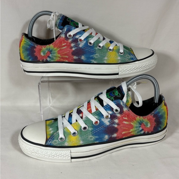 Converse CTAS 2008 Grateful Dead Dancing Bear/Rainbow Tie Dye Unisex W's 8/M's 6 - Picture 1 of 12